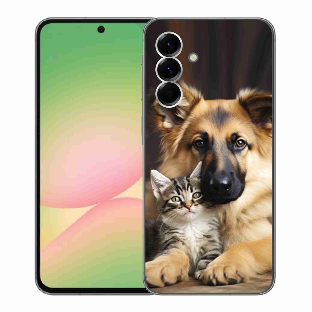 Gél borítás mmCase Samsung Galaxy A56 5G - állatbarátság