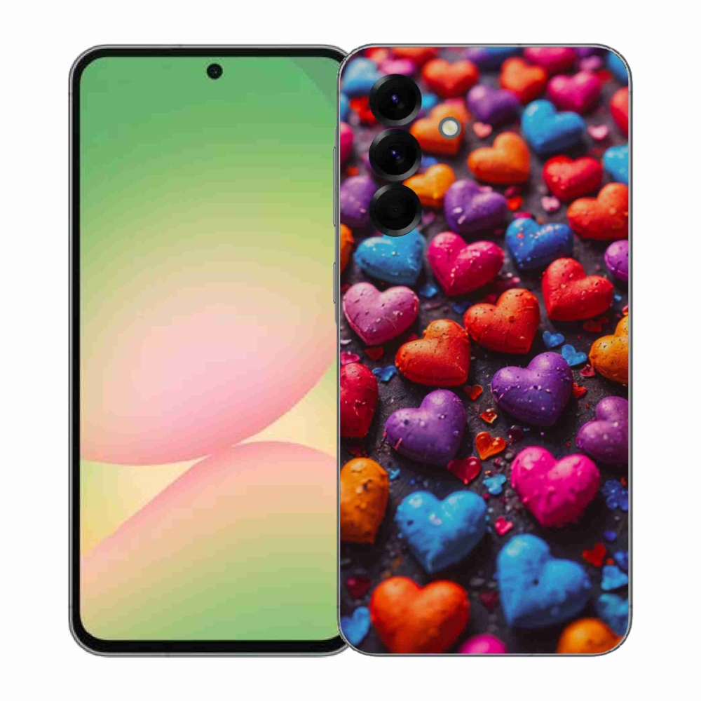 Zselés borítás mmCase Samsung Galaxy A57 5G - színes szív