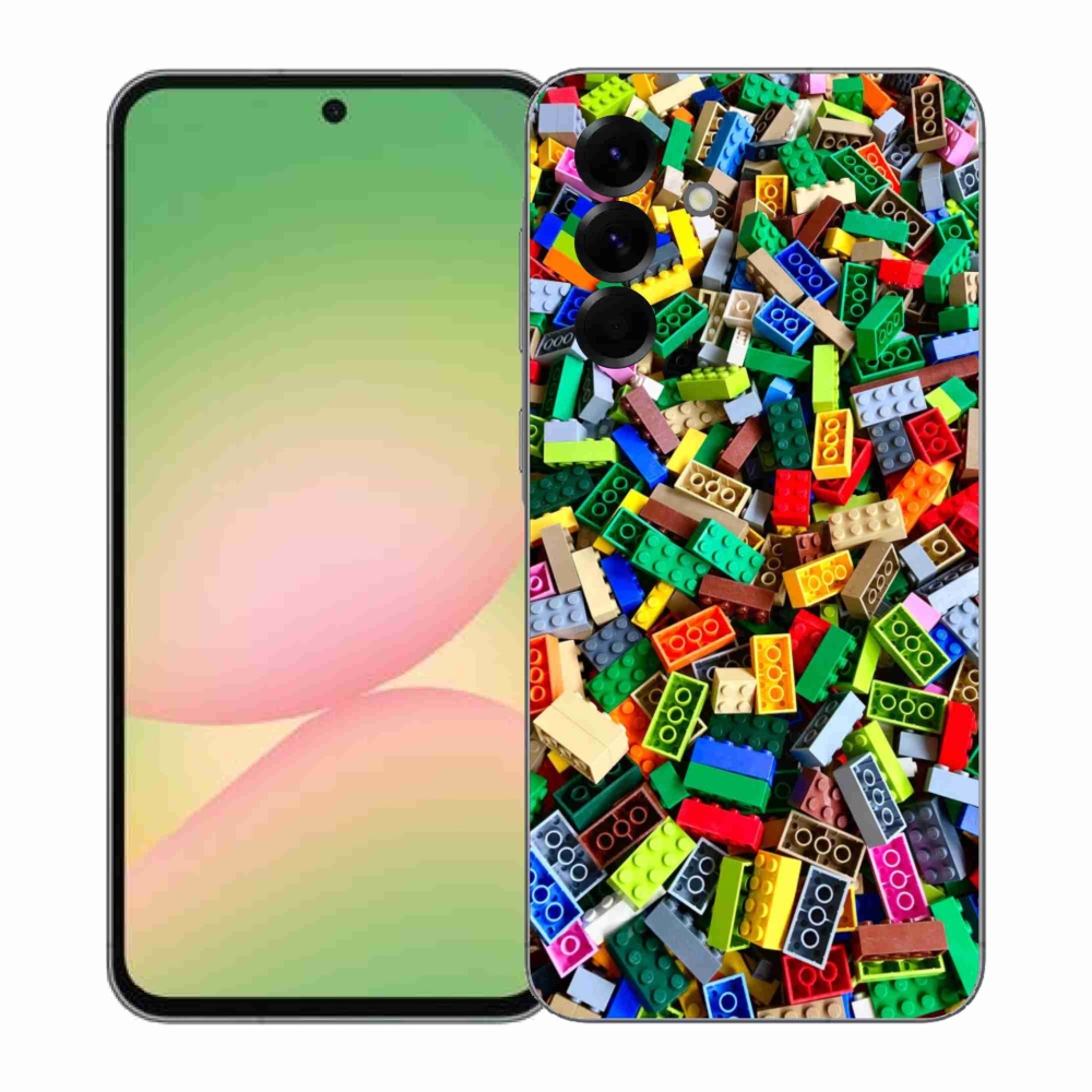 Zselés borítás mmCase Samsung Galaxy A57 5G - színes építőkockákhoz