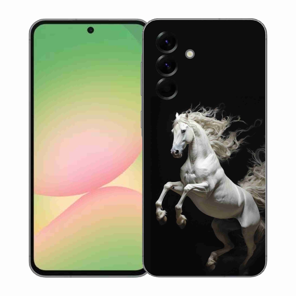 Gél borítás mmCase Samsung Galaxy A57 5G - fehér ló 4