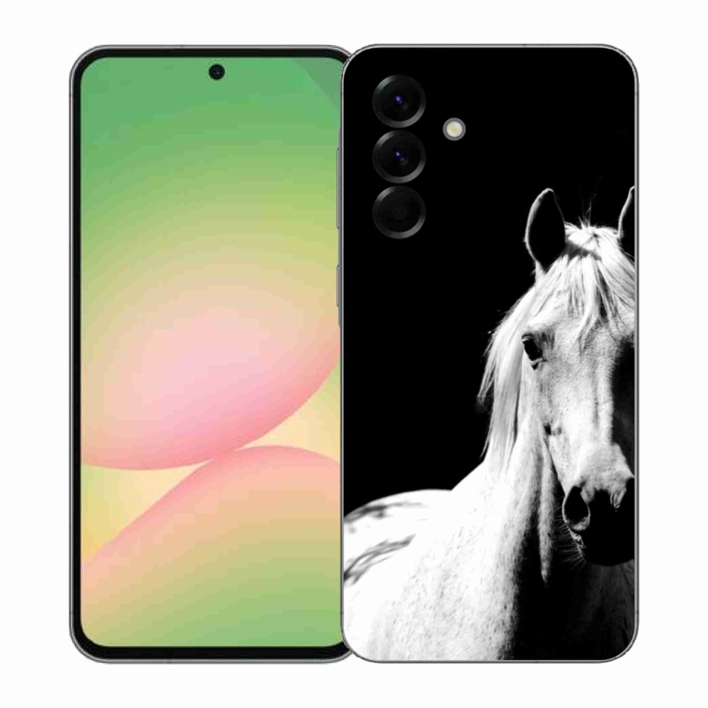 Zselés borítás mmCase Samsung Galaxy A57 5G - fehér ló 5