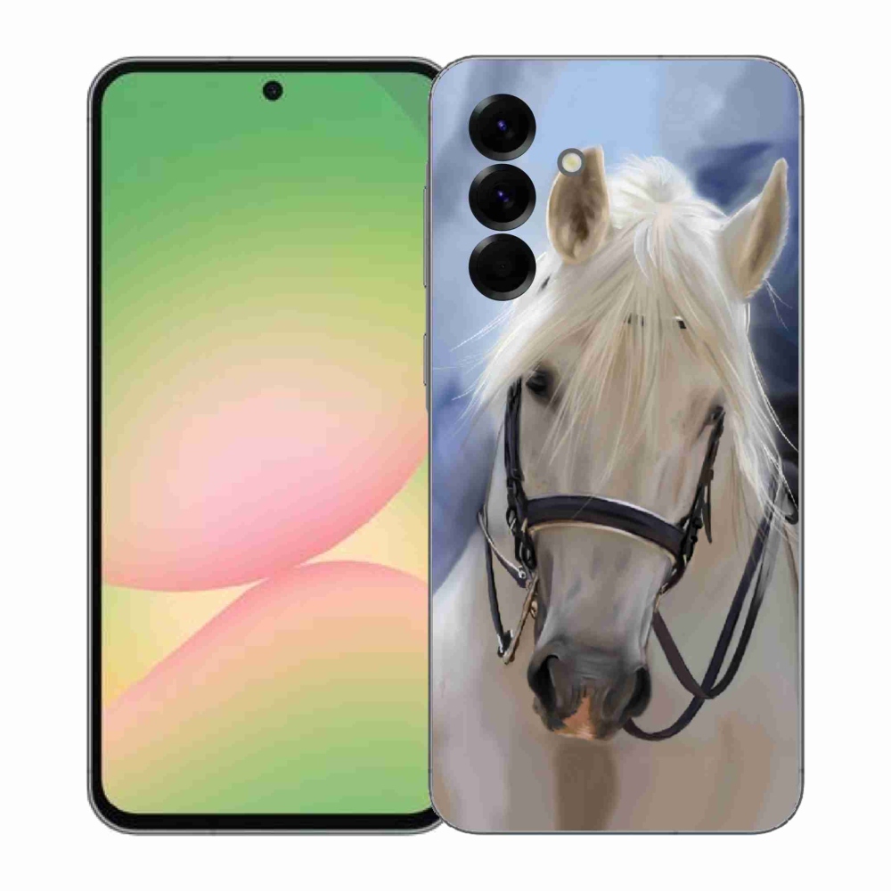 Zselés borítás mmCase Samsung Galaxy A57 5G - fehér ló