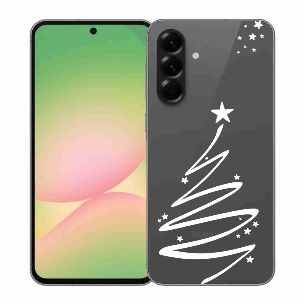 Gél borító mmCase Samsung Galaxy A57 5G - fehér fa átlátszó háttéren