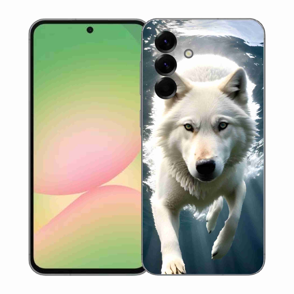 Gél védőhuzat mmCase Samsung Galaxy A57 5G - fehér farkas