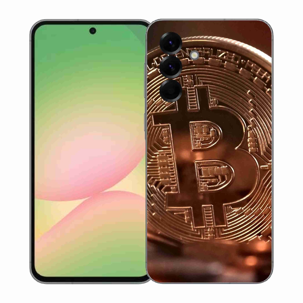 Gél borító mmCase a Samsung Galaxy A57 5G számára - bitcoin