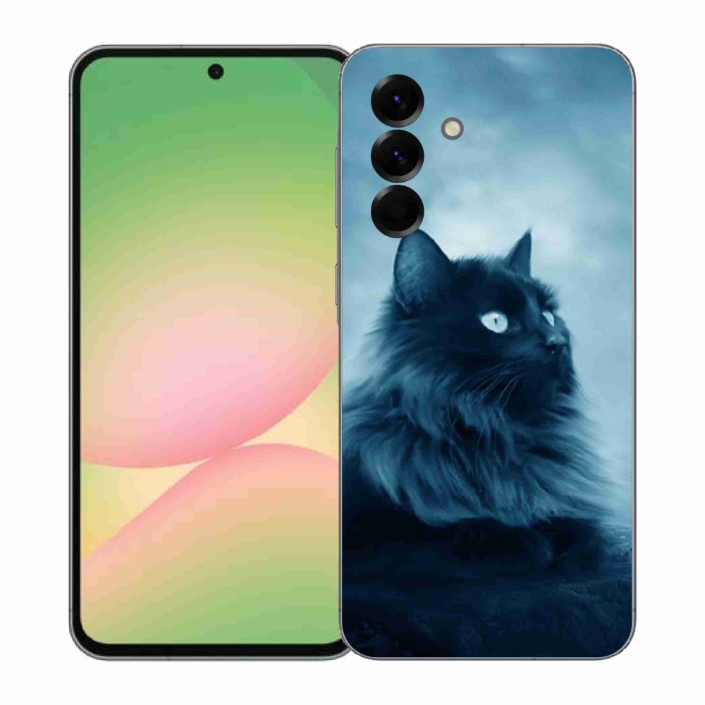 Zselés borítás mmCase Samsung Galaxy A57 5G - fekete cat 1