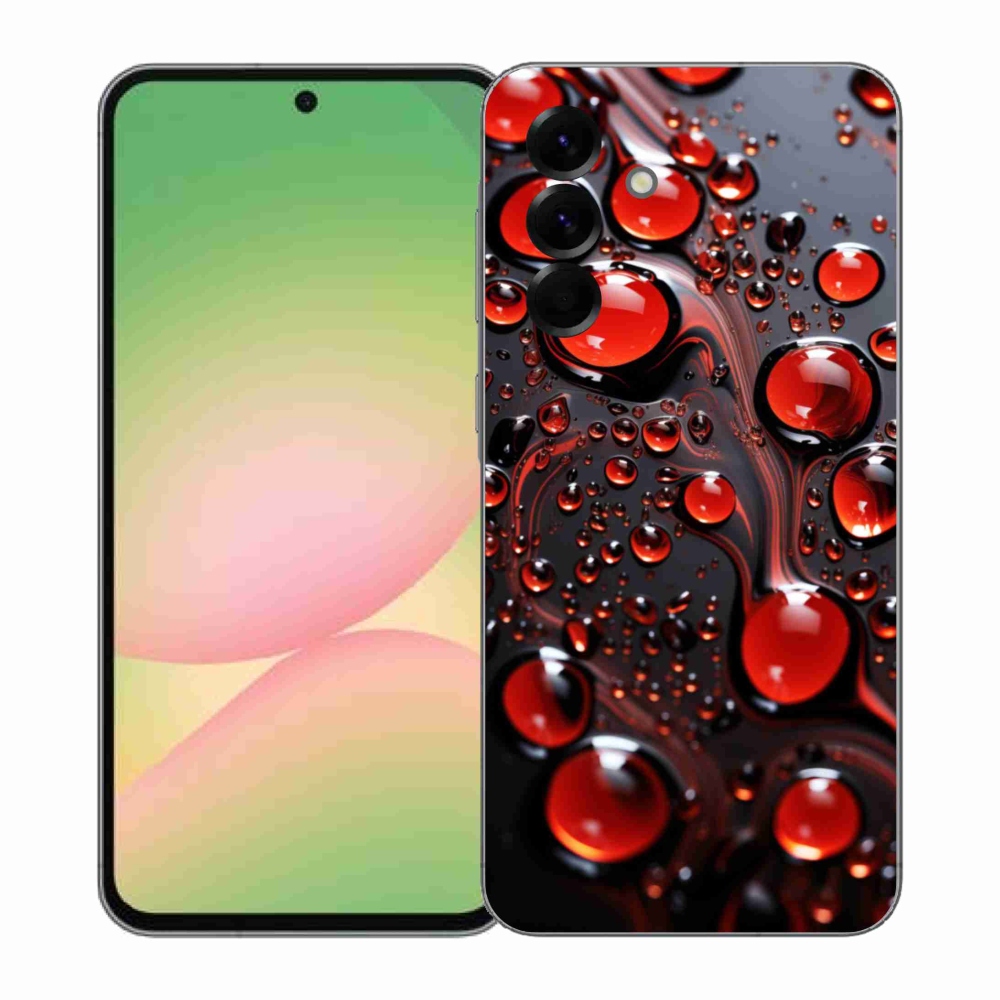 Gél védőhuzat mmCase Samsung Galaxy A57 5G - piros csepp 2