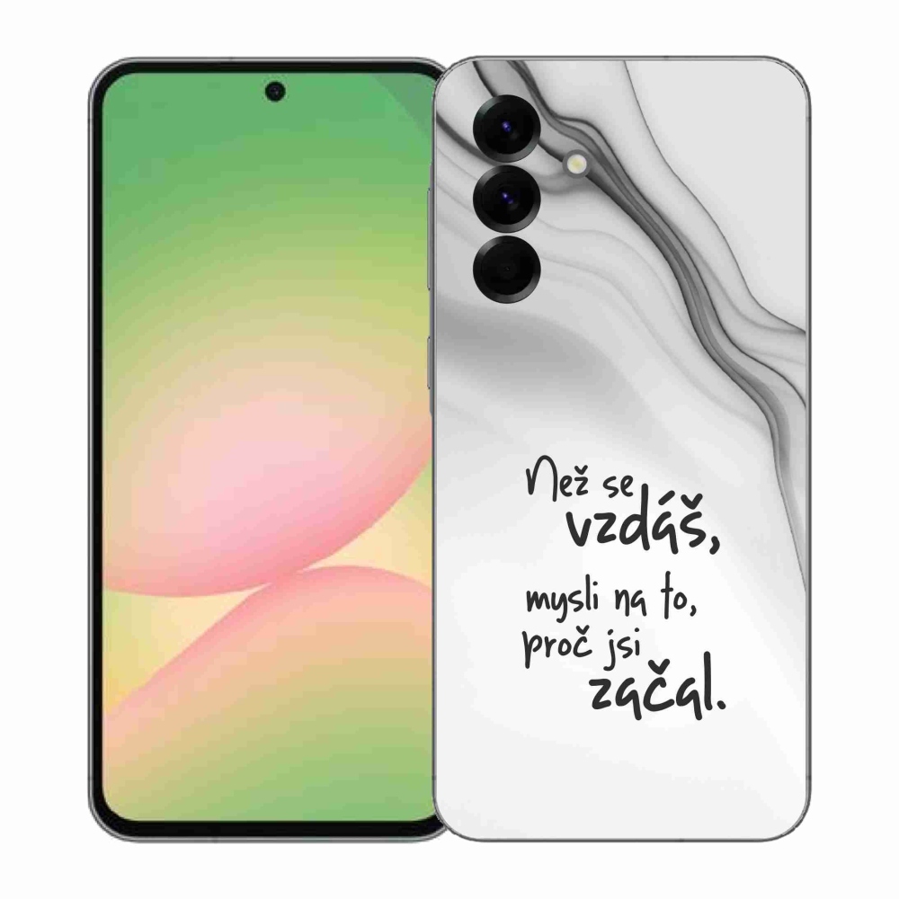 Gél borítás mmCase Samsung Galaxy A57 5G - idézem 2 fehér háttér