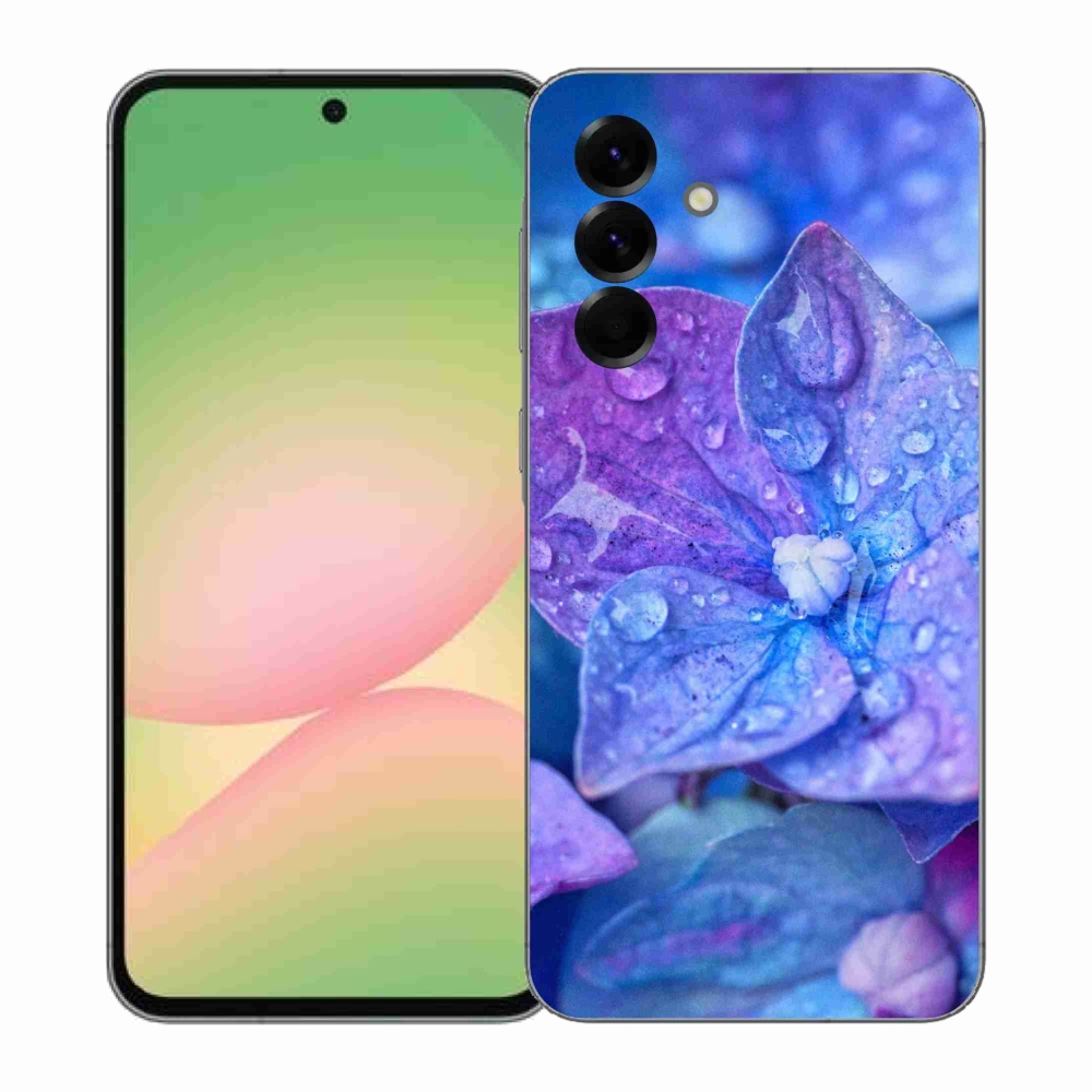 Gél védőhuzat mmCase Samsung Galaxy A57 5G - lila virág