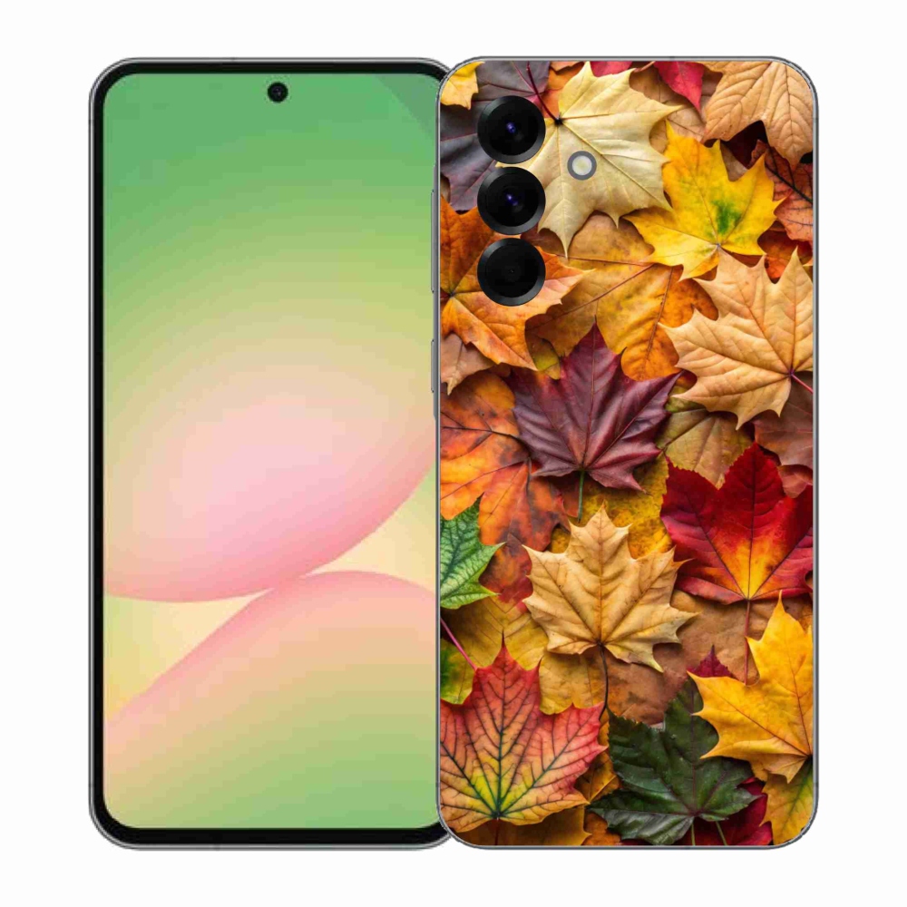 Gél borítás mmCase Samsung Galaxy A57 5G - juharlevelek 2