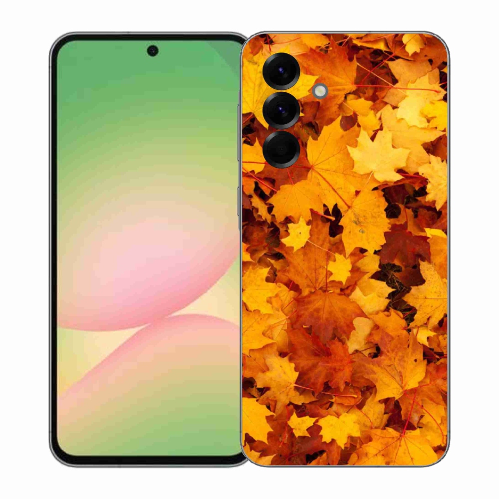 Gél borítás mmCase Samsung Galaxy A57 5G - juharlevelek - Samsung Galaxy A57 5G - Juharlevelek