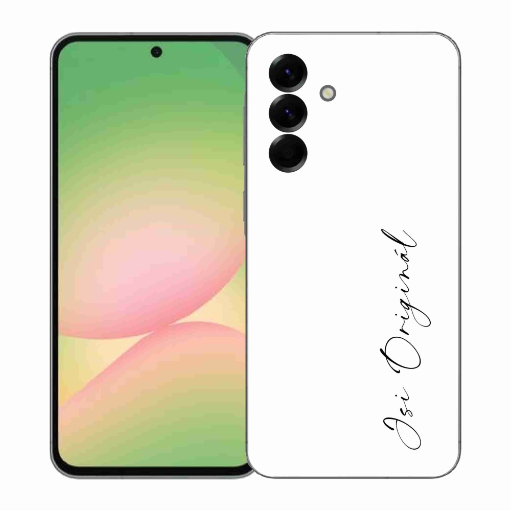 Gél borító mmCase Samsung Galaxy A57 5G - te vagy az eredeti fehér háttér