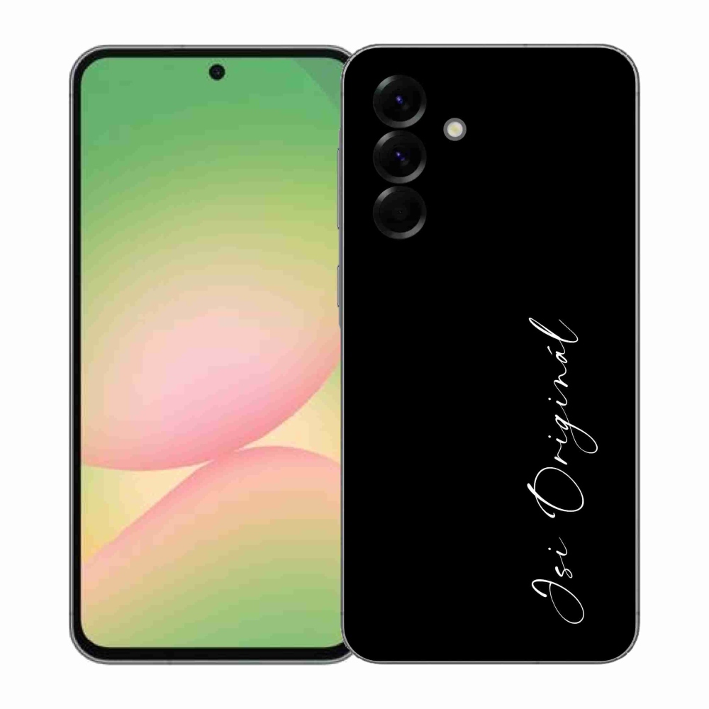 Gél borító mmCase Samsung Galaxy A57 5G - te vagy az eredeti fekete háttér