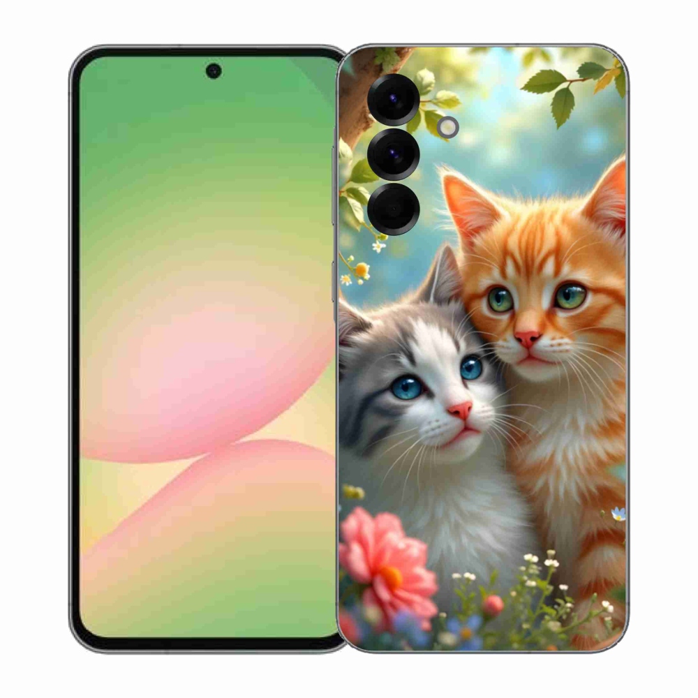 Gél borítás mmCase Samsung Galaxy A57 5G - macskaszerelem 2