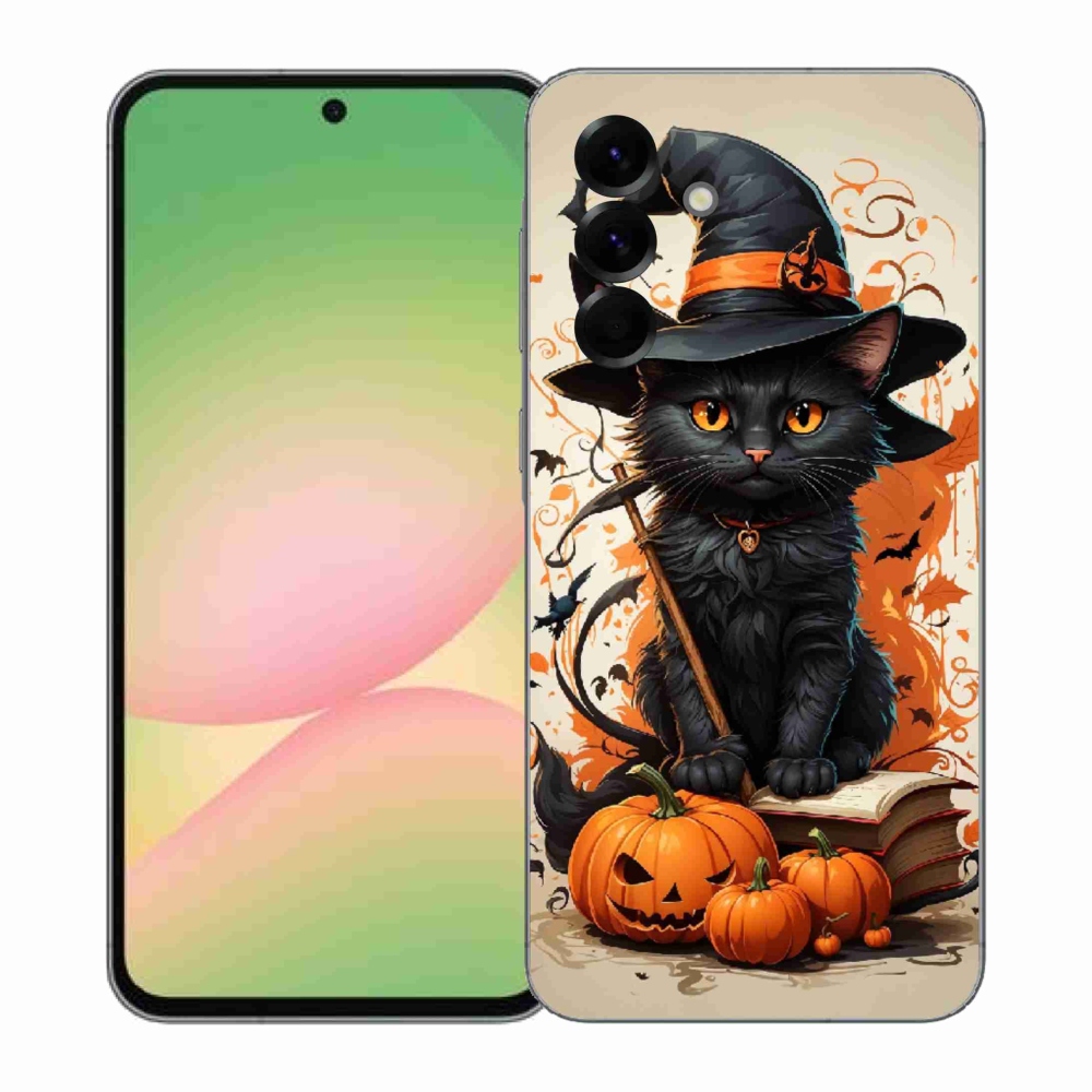 Zselés borítás mmCase Samsung Galaxy A57 5G - macska varázsló számára