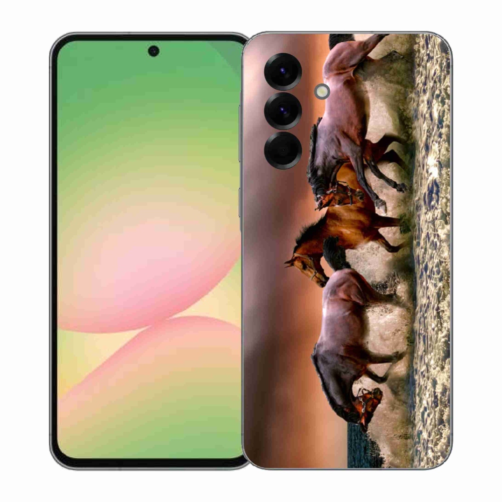 Zselés borítás mmCase Samsung Galaxy A57 5G - lovak 1