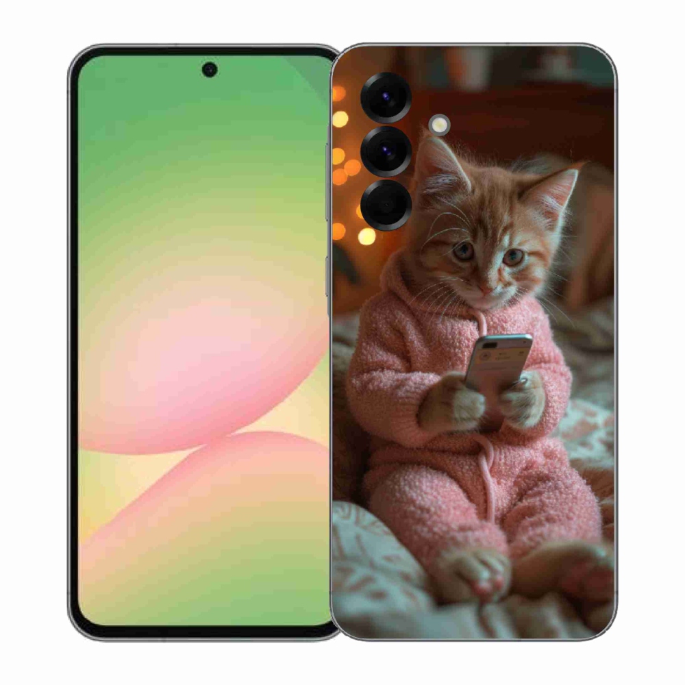 Zselés borítás mmCase Samsung Galaxy A57 5G - baba mobillal