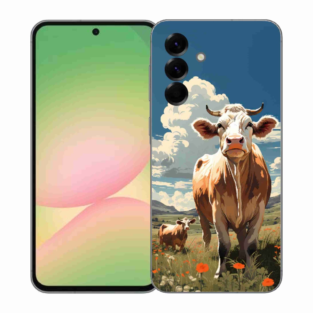 Zselés borítás mmCase Samsung Galaxy A57 5G - tehenek a réten