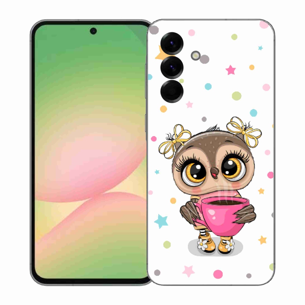 Zselés borítás mmCase Samsung Galaxy A57 5G - rajzfilm bagolyhoz