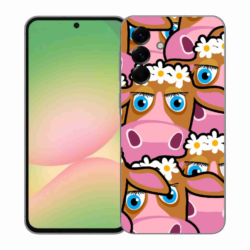 Gél borítás mmCase Samsung Galaxy A57 5G - rajzfilm tehenekhez