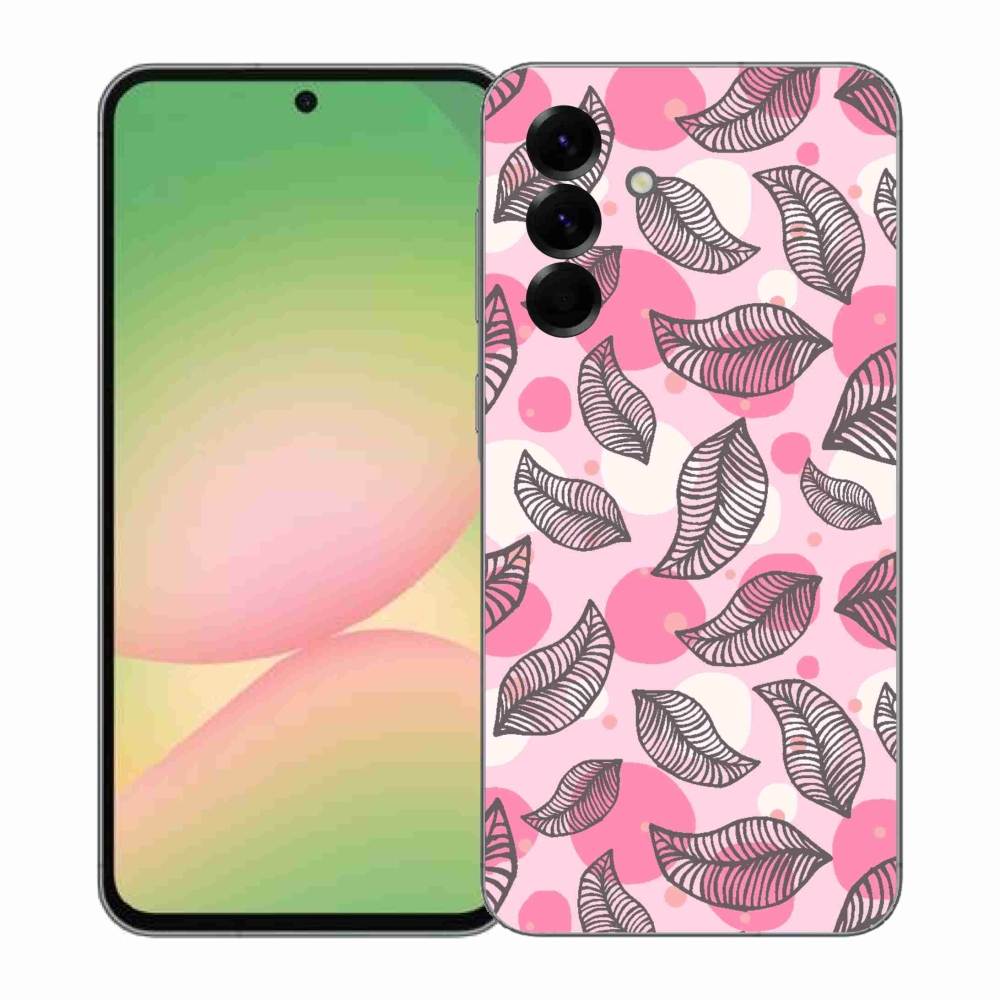 Gél borítás mmCase Samsung Galaxy A57 5G - rajzfilmes hulló levelek