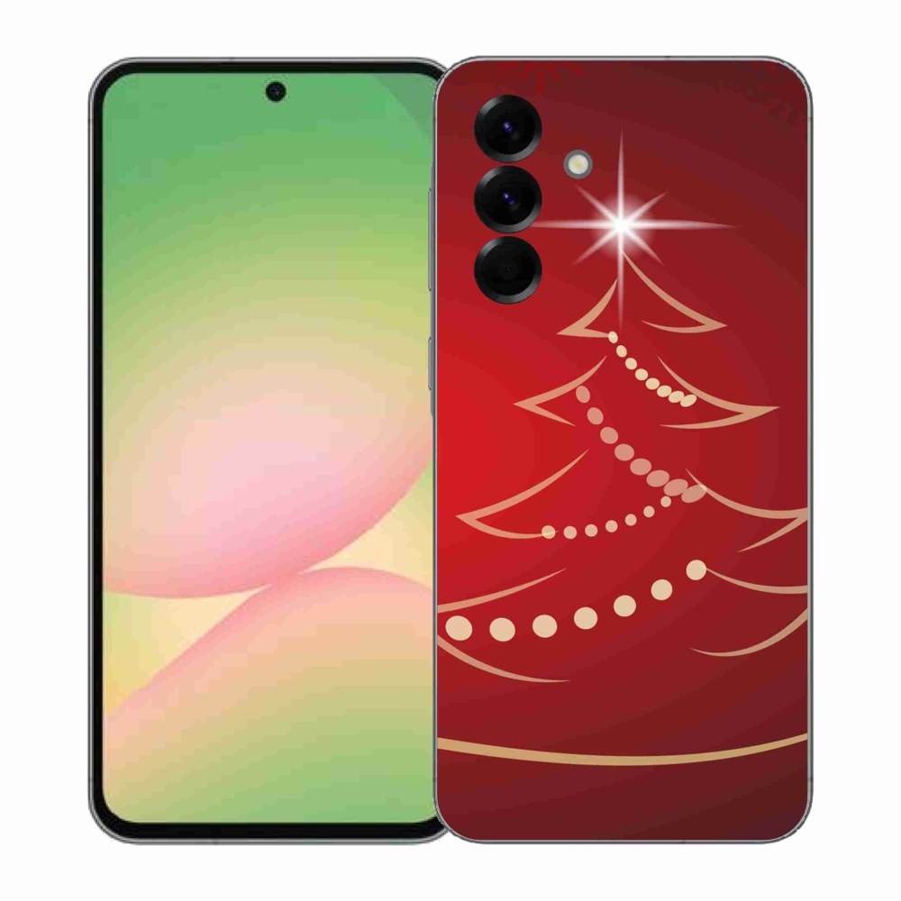 Gél borítás mmCase Samsung Galaxy A57 5G - karácsonyfa karikatúra