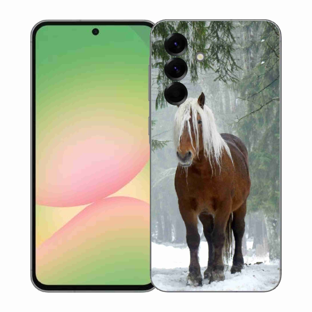 Zselés borítás mmCase Samsung Galaxy A57 5G - ló az erdőben