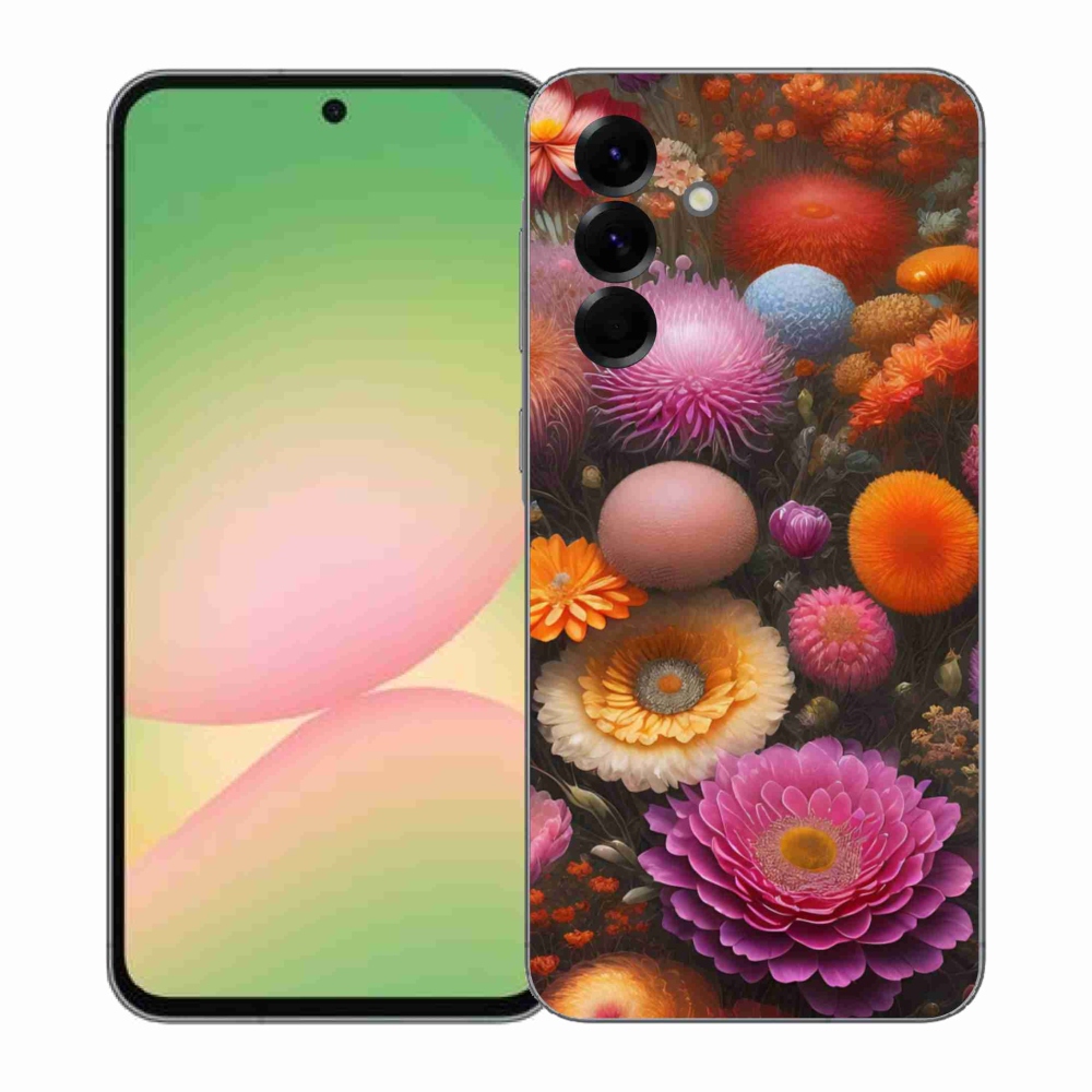 Gél borító mmCase Samsung Galaxy A57 5G - virágos kompozícióhoz