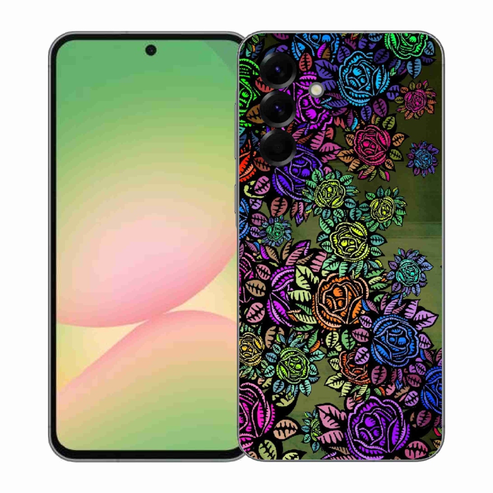 Gél borító mmCase Samsung Galaxy A57 5G - virágok 6