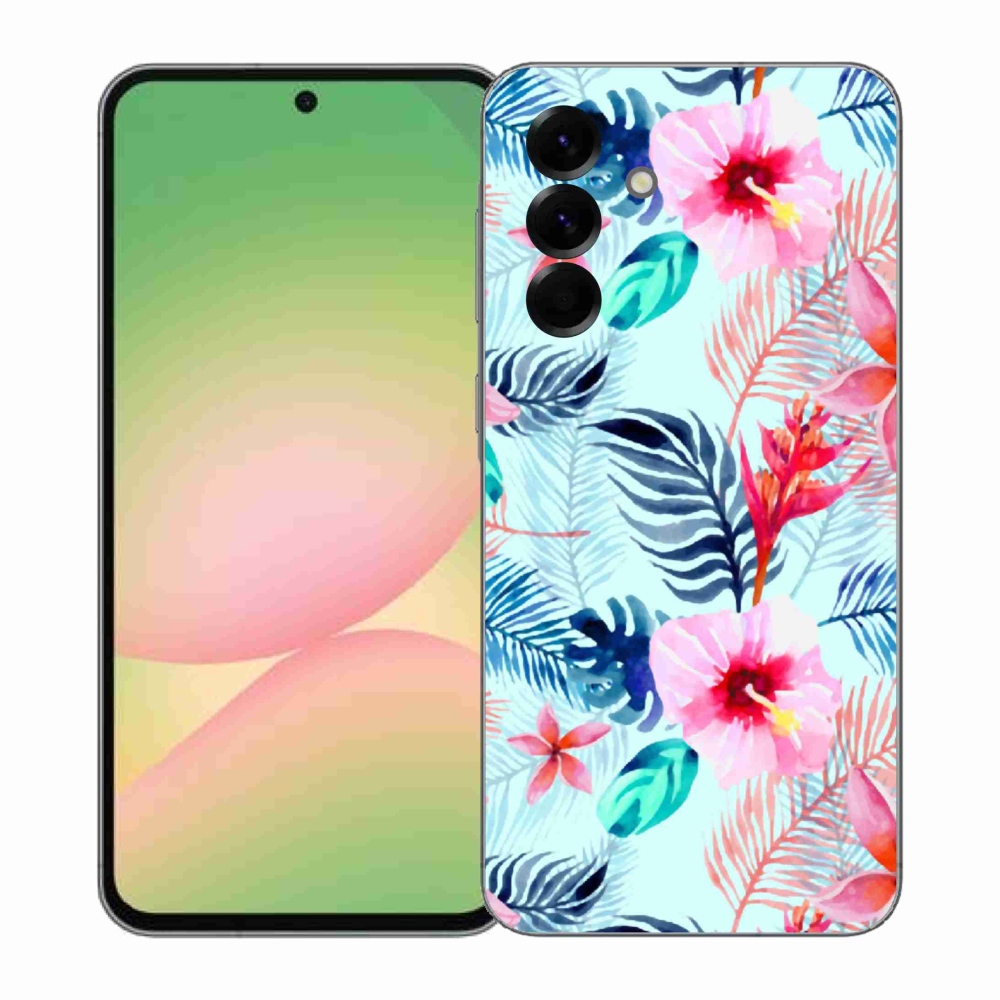 Gél borító mmCase Samsung Galaxy A57 5G - virágokhoz