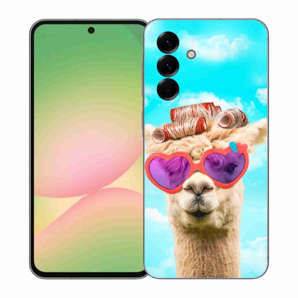 Zselés borítás mmCase Samsung Galaxy A57 5G - szemüveges láma