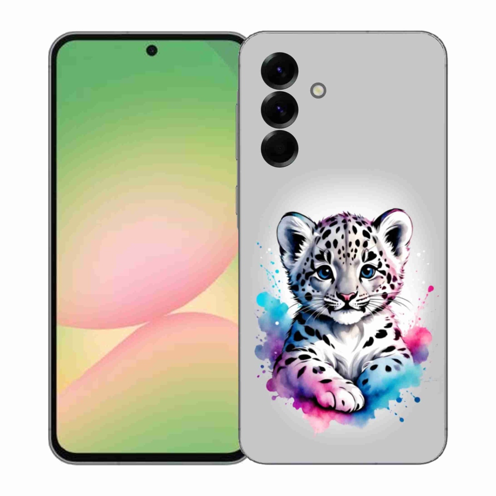 Zselés borítás mmCase Samsung Galaxy A57 5G - leopárd kölyökhöz