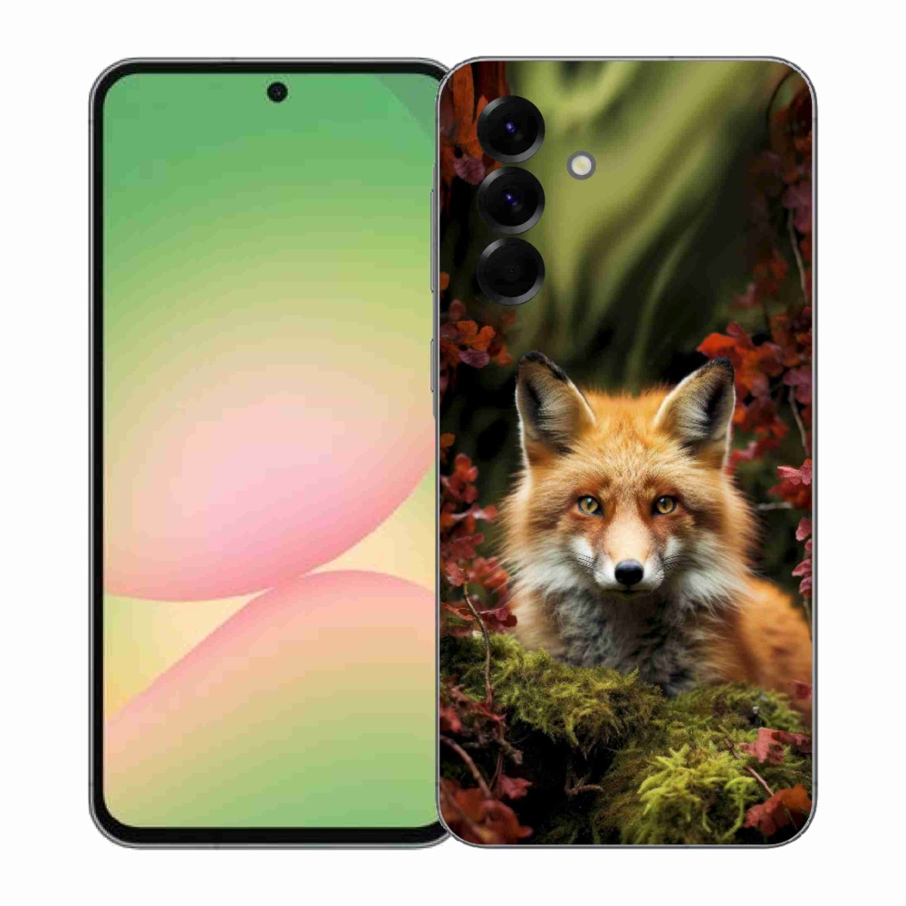 Zselés borítás mmCase Samsung Galaxy A57 5G - róka az erdőben