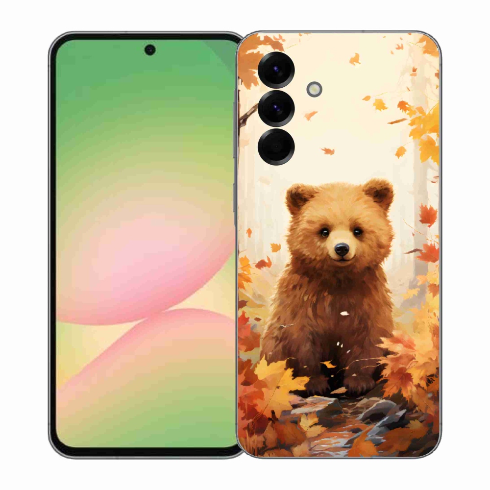 Zselés borítás mmCase Samsung Galaxy A57 5G - medve az erdőben