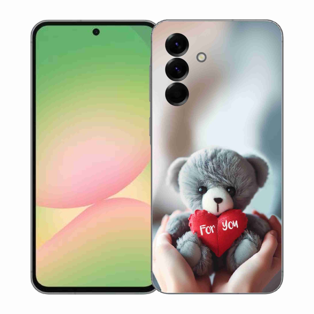 Gél borítás mmCase Samsung Galaxy A57 5G - mackó a szerelmesek számára