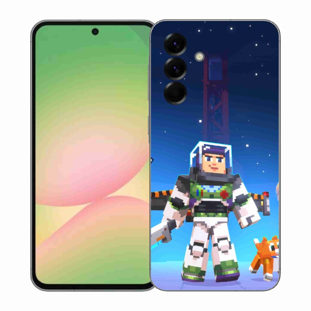 Gél borítás mmCase Samsung Galaxy A57 5G - minecraft 2