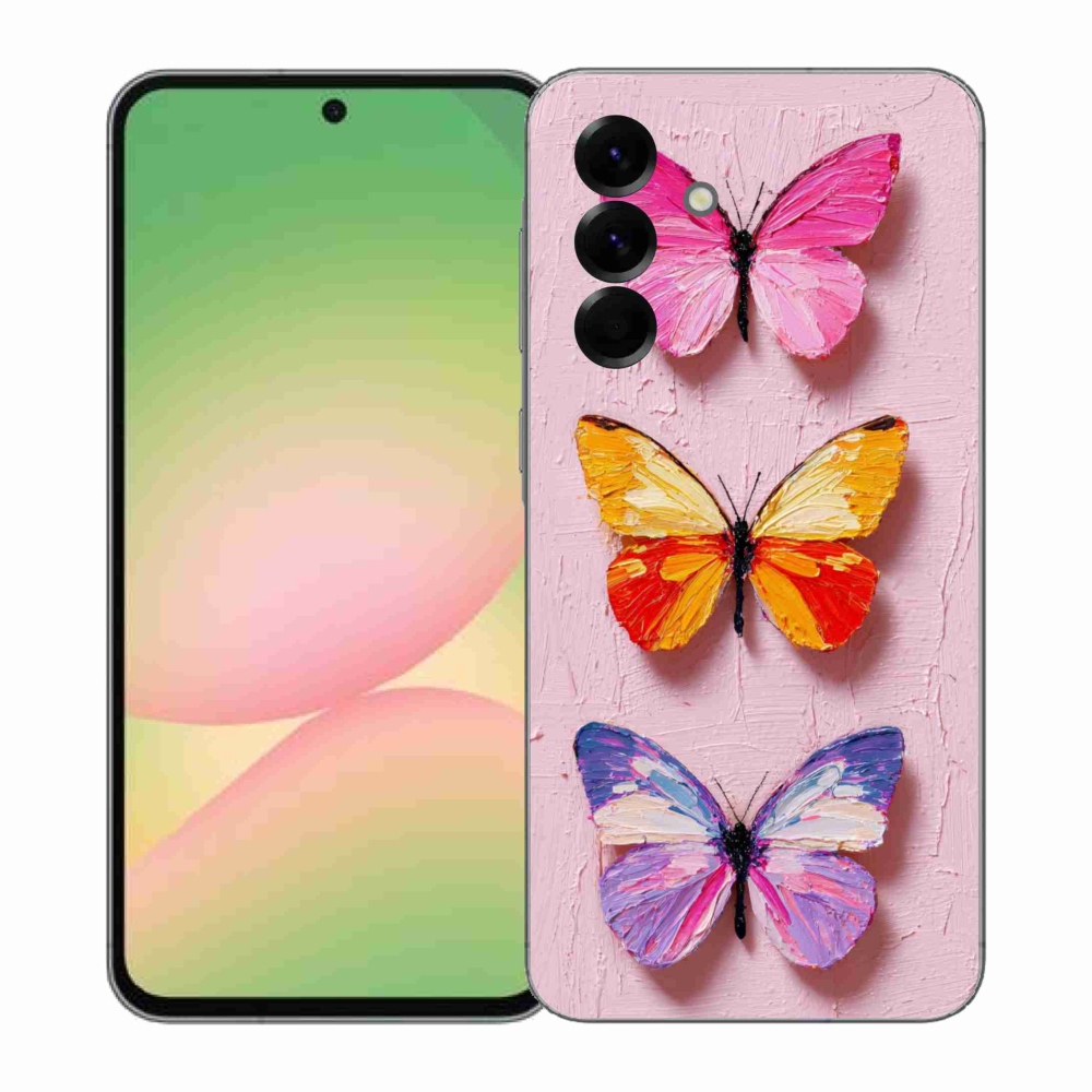 Gél borító mmCase Samsung Galaxy A57 5G - pillangó szentháromsághoz