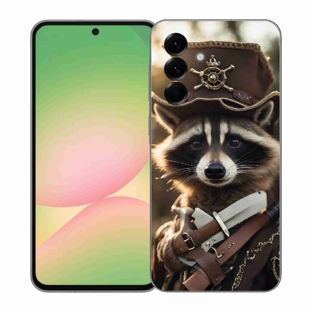 Zselés borítás mmCase Samsung Galaxy A57 5G - mosómedve egyenruhában