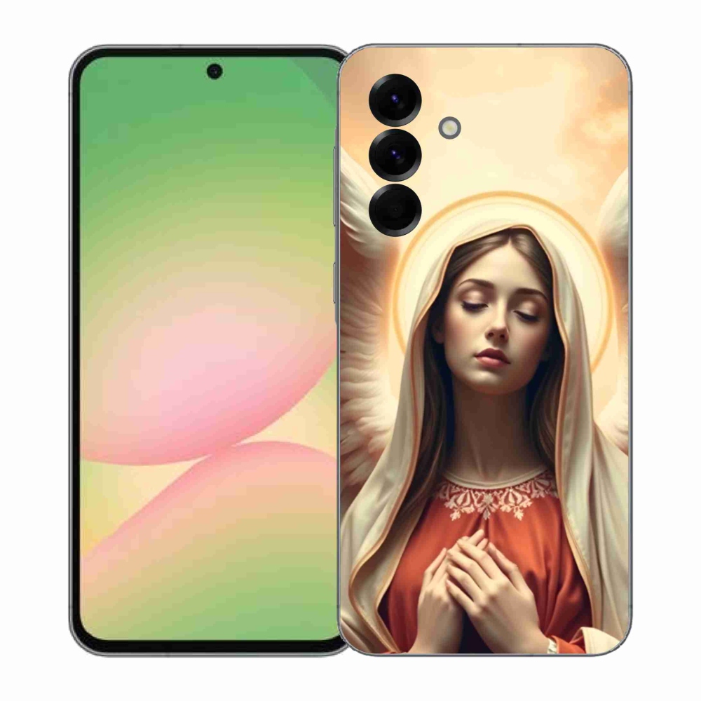 Zselés borítás mmCase Samsung Galaxy A57 5G - vallási motívumhoz