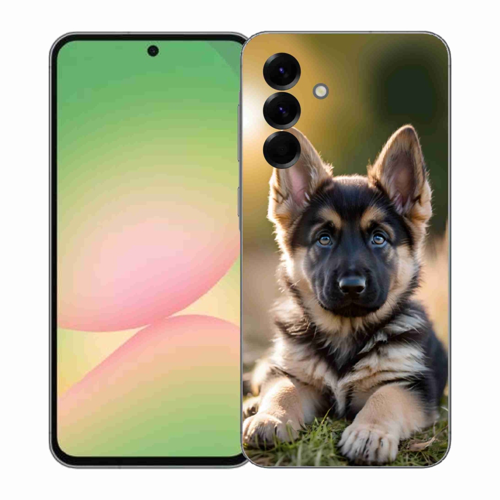 Zselés borítás mmCase Samsung Galaxy A57 5G - Német juhászkutya a természetben