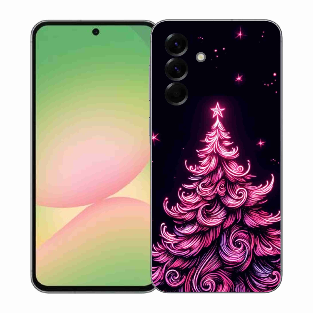 Gél borítás mmCase Samsung Galaxy A57 5G - neon karácsonyfa 2