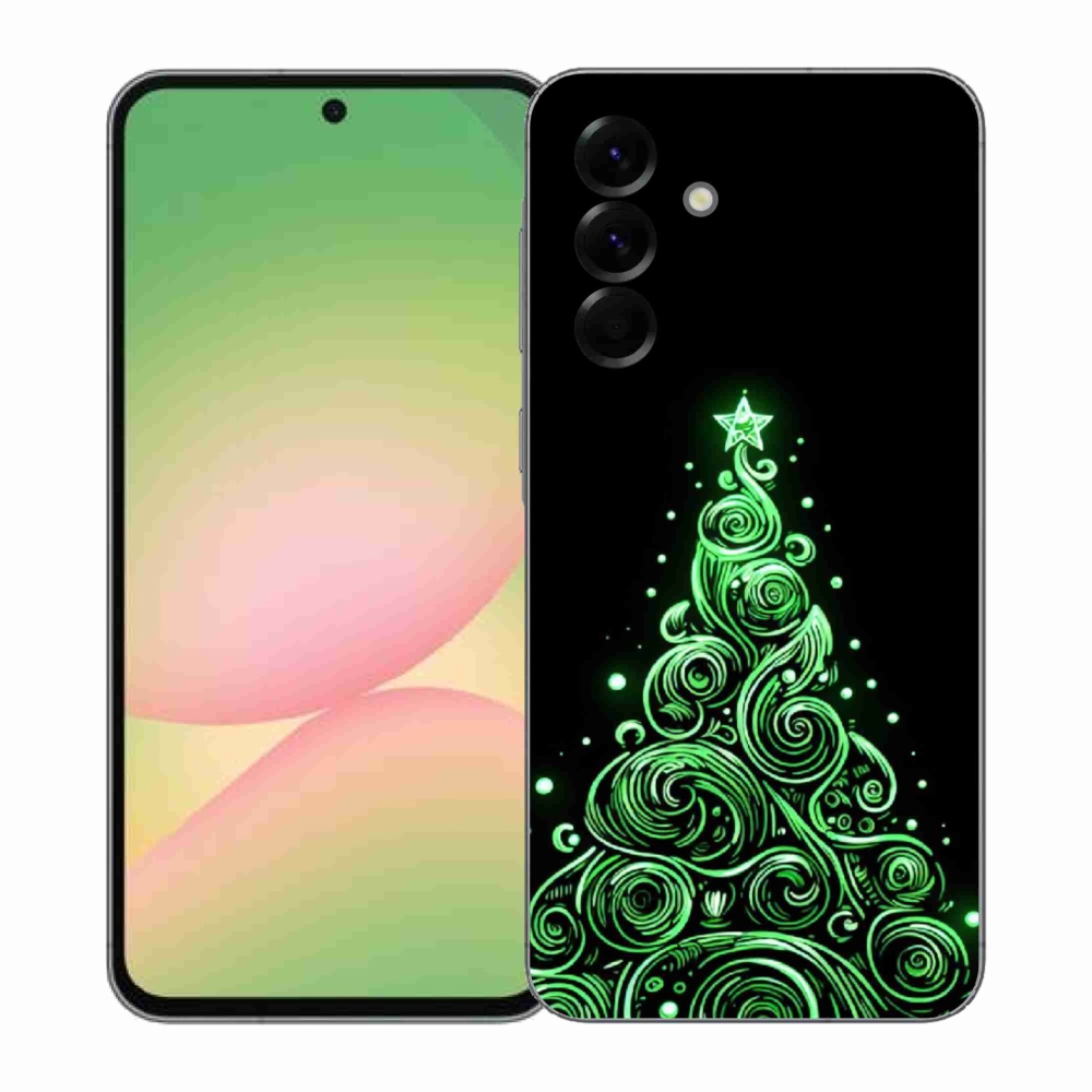 Gél borítás mmCase Samsung Galaxy A57 5G - neon karácsonyfa 3