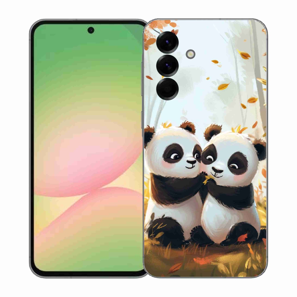 Zselés borítás mmCase Samsung Galaxy A57 5G - pandák