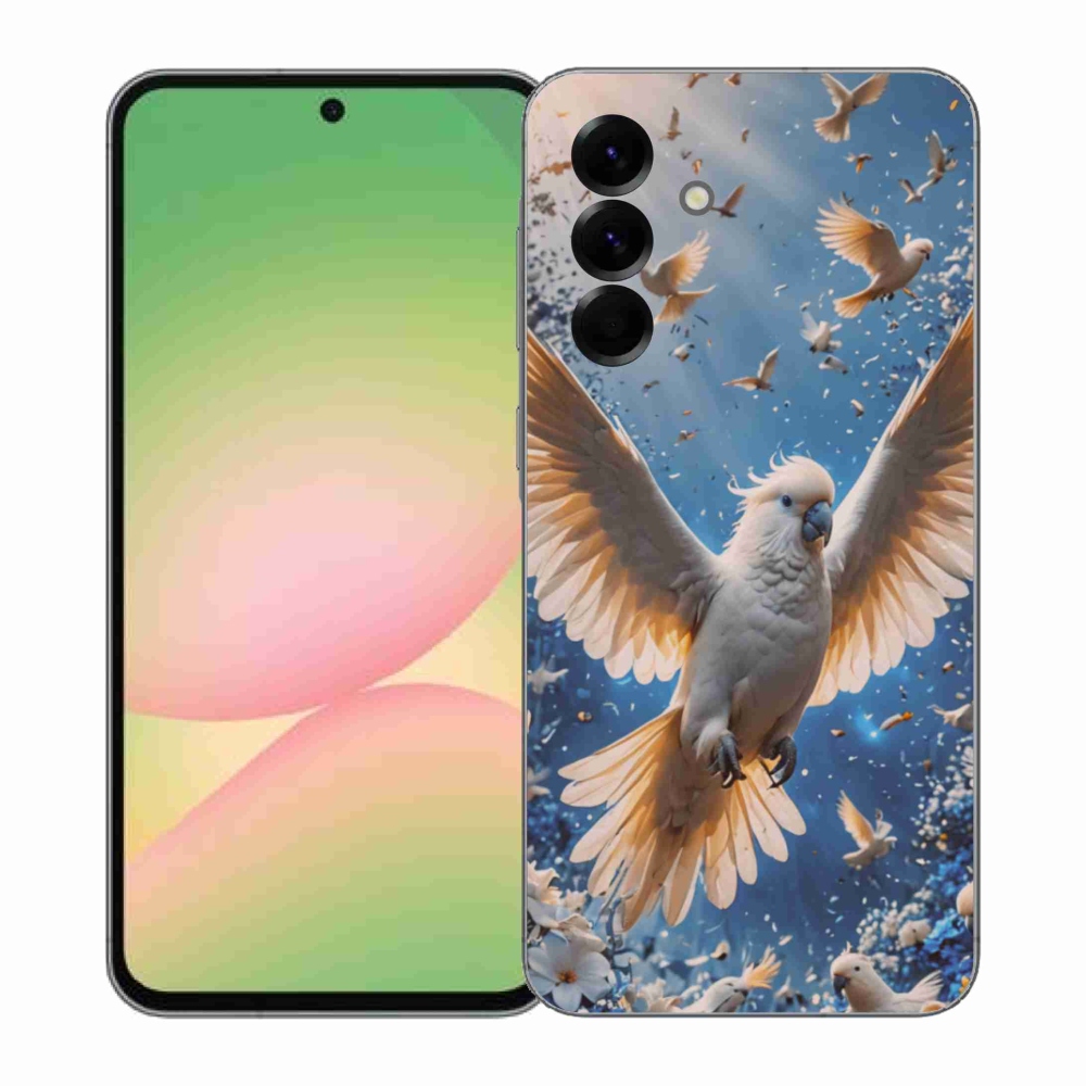 Gél borítás mmCase Samsung Galaxy A57 5G - papagáj kakadu