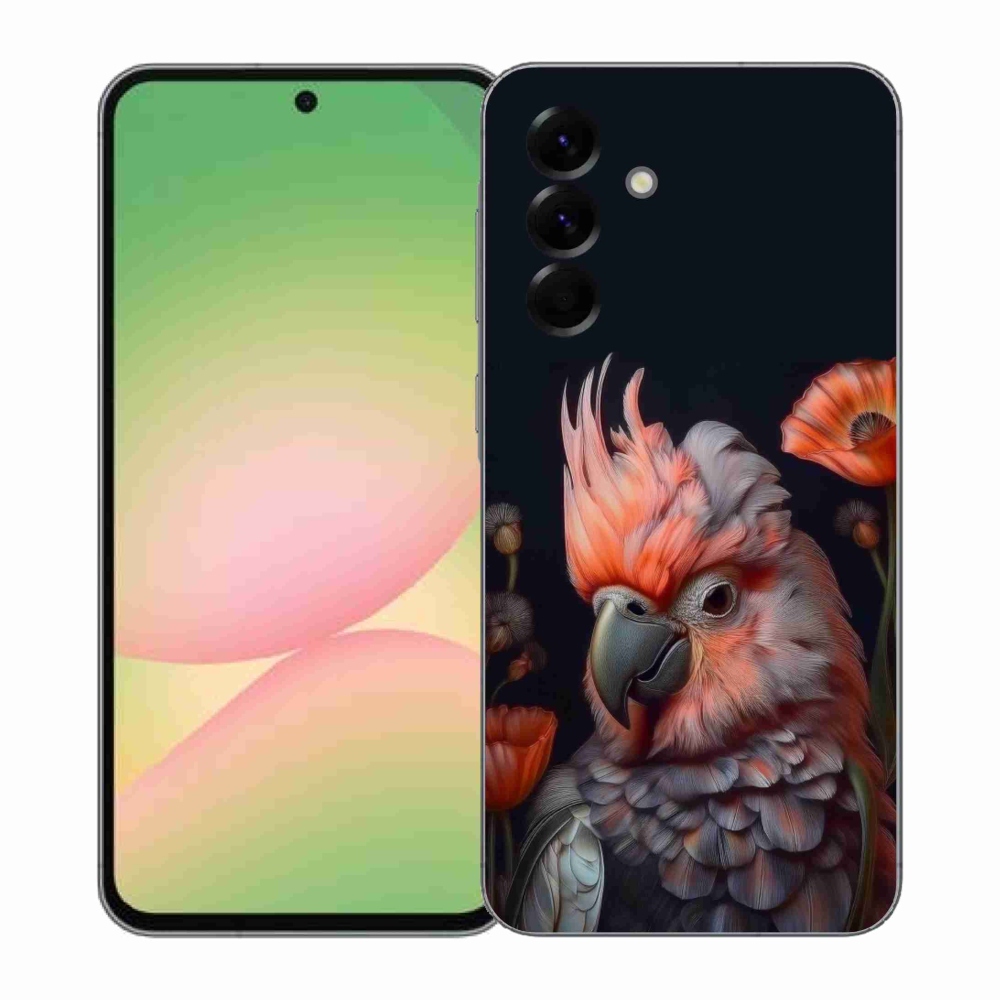 Gél borítás mmCase Samsung Galaxy A57 5G - papagáj kakadu színekben