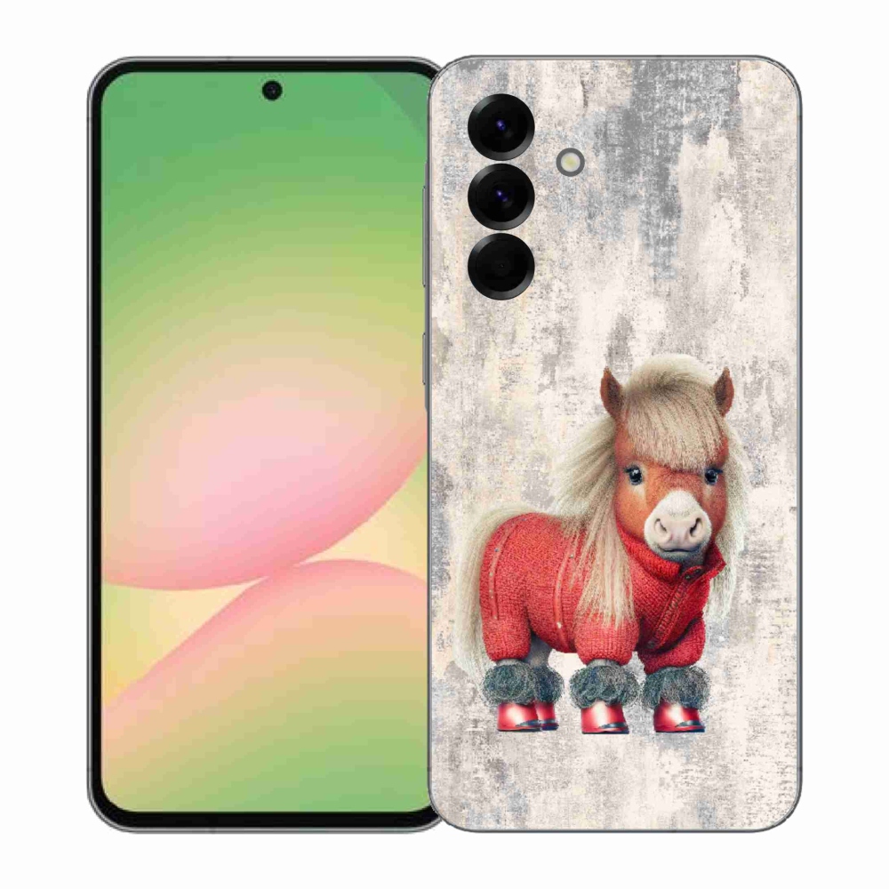 Gél borítás mmCase Samsung Galaxy A57 5G - póni pulóverben