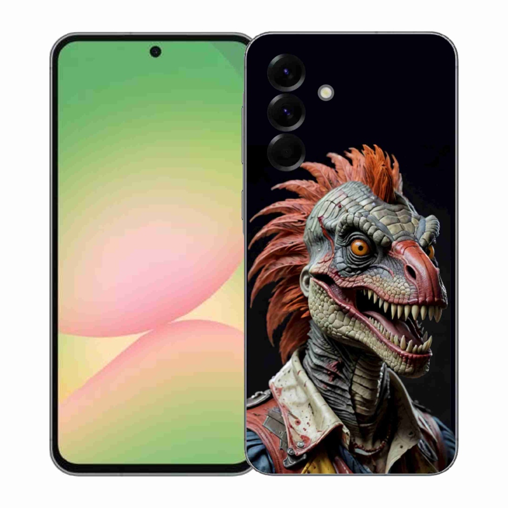 Gél borítás mmCase Samsung Galaxy A57 5G - punk dinoszauruszhoz