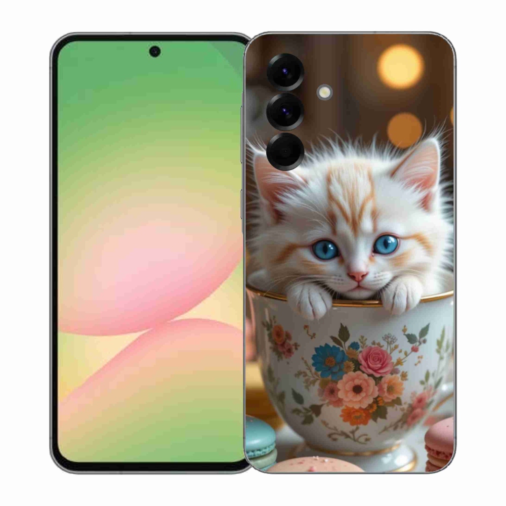 Gél borítás mmCase Samsung Galaxy A57 5G - aranyos cica 6