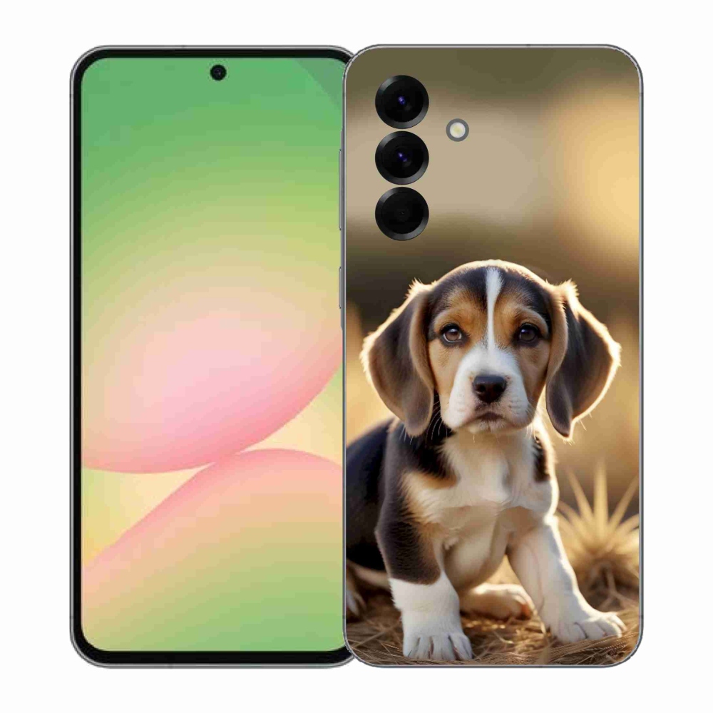 Gél borítás mmCase Samsung Galaxy A57 5G - aranyos beagle - Samsung Galaxy A57 5G számára