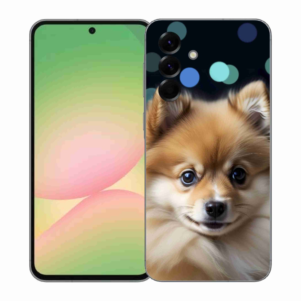 Gél borítás mmCase Samsung Galaxy A57 5G - aranyos pomerániai állathoz